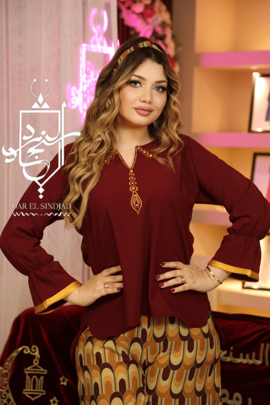 Ensemble Ritadj grenat