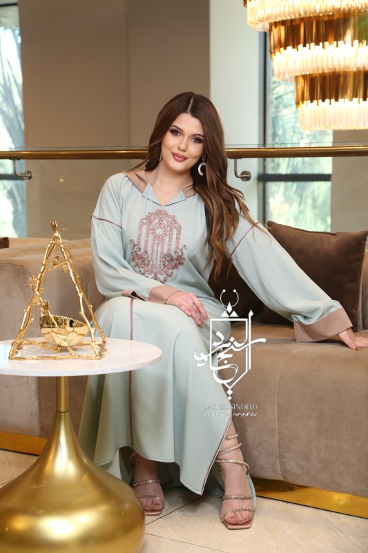 Djelaba Mohra Vert D'eau