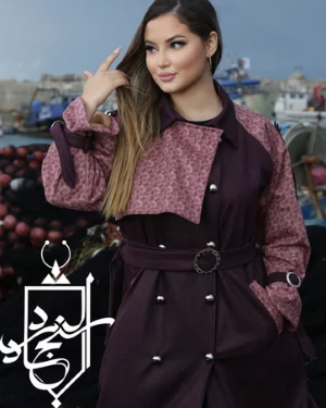 Trench-coat violet